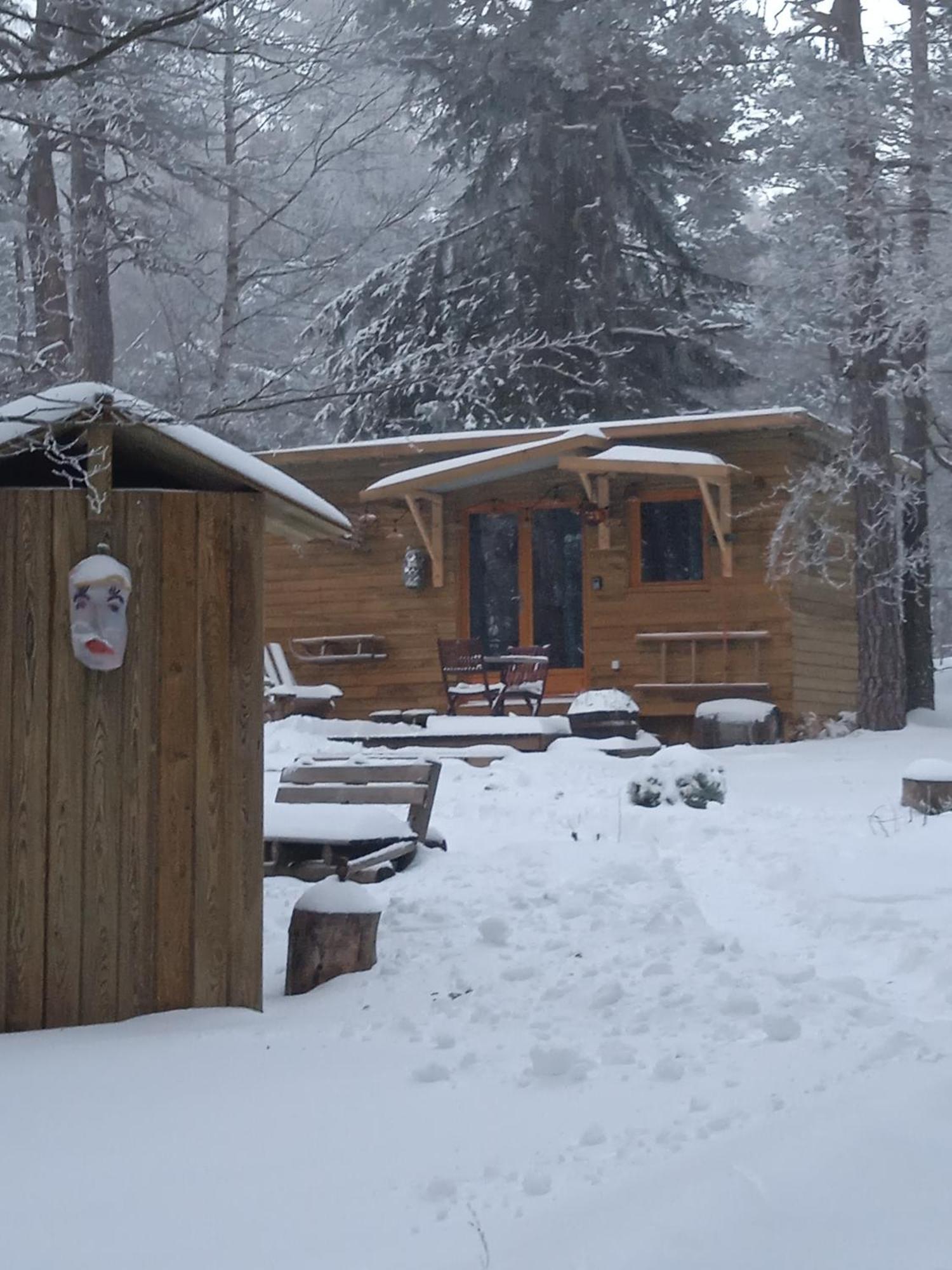 Chalet Hibou 1 Couchage En 140 Domaine De La Mamounette Champclause Exteriér fotografie