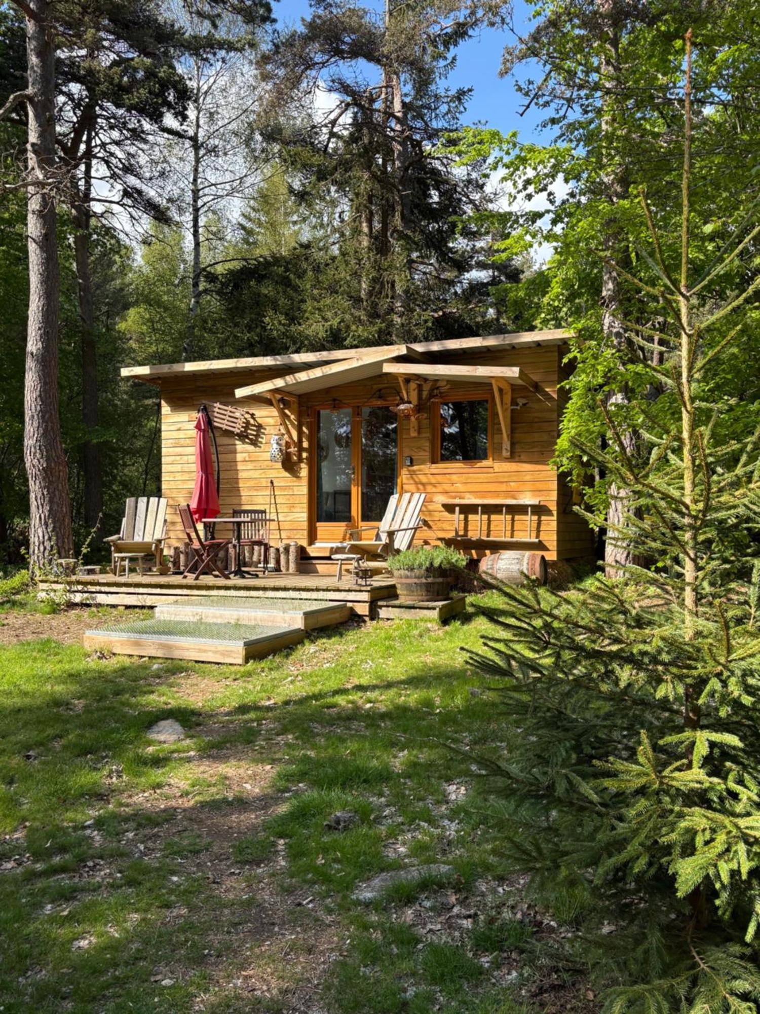 Chalet Hibou 1 Couchage En 140 Domaine De La Mamounette Champclause Exteriér fotografie