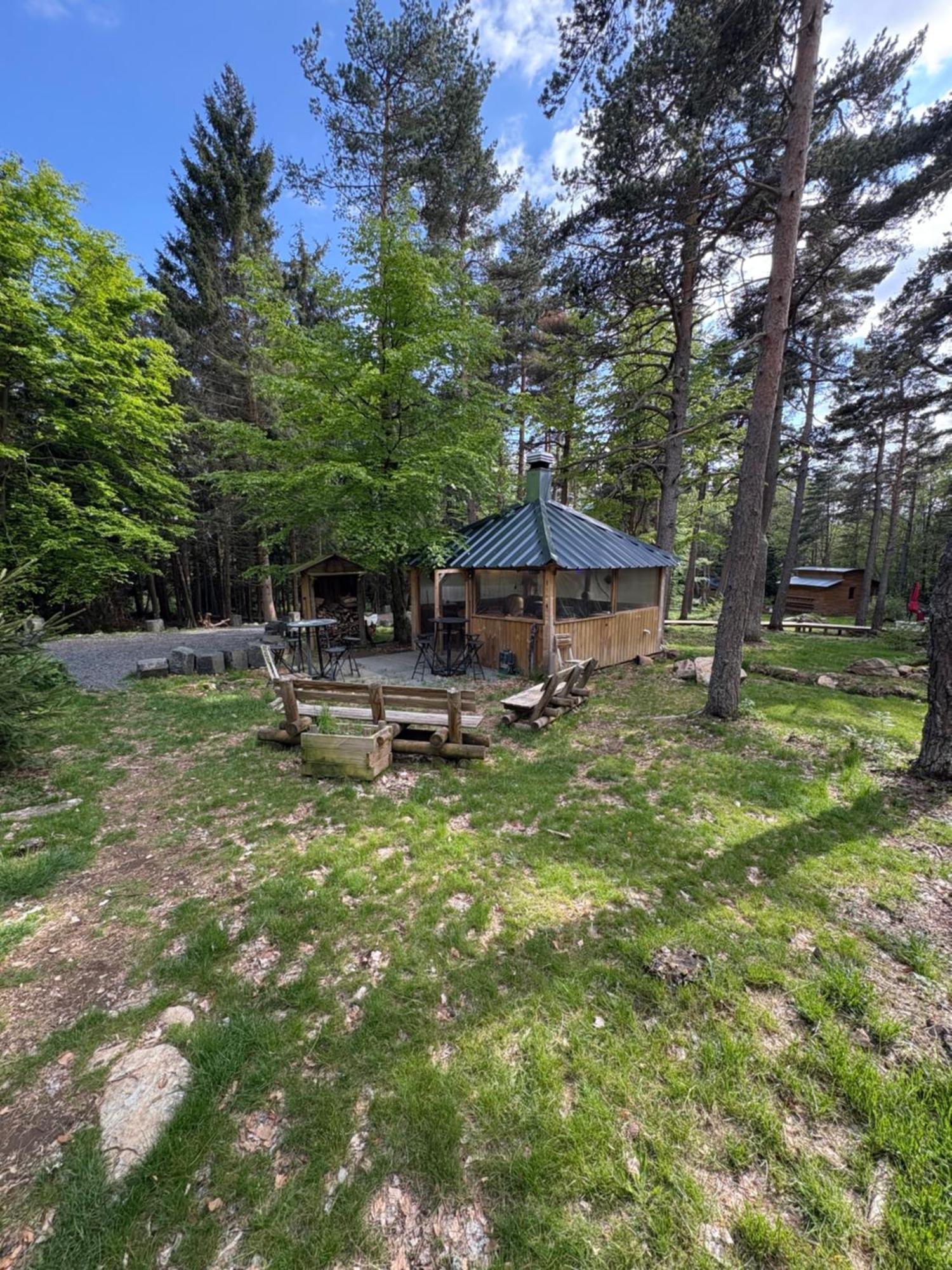 Chalet Hibou 1 Couchage En 140 Domaine De La Mamounette Champclause Exteriér fotografie